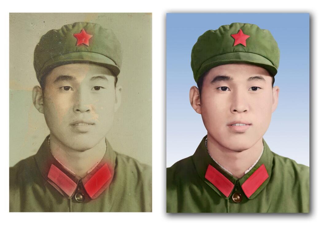 科尔沁右翼中破损照片修复-18