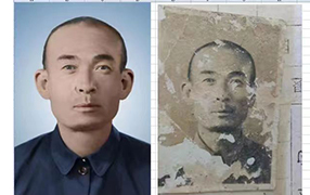 科尔沁右翼中老照片修复-2